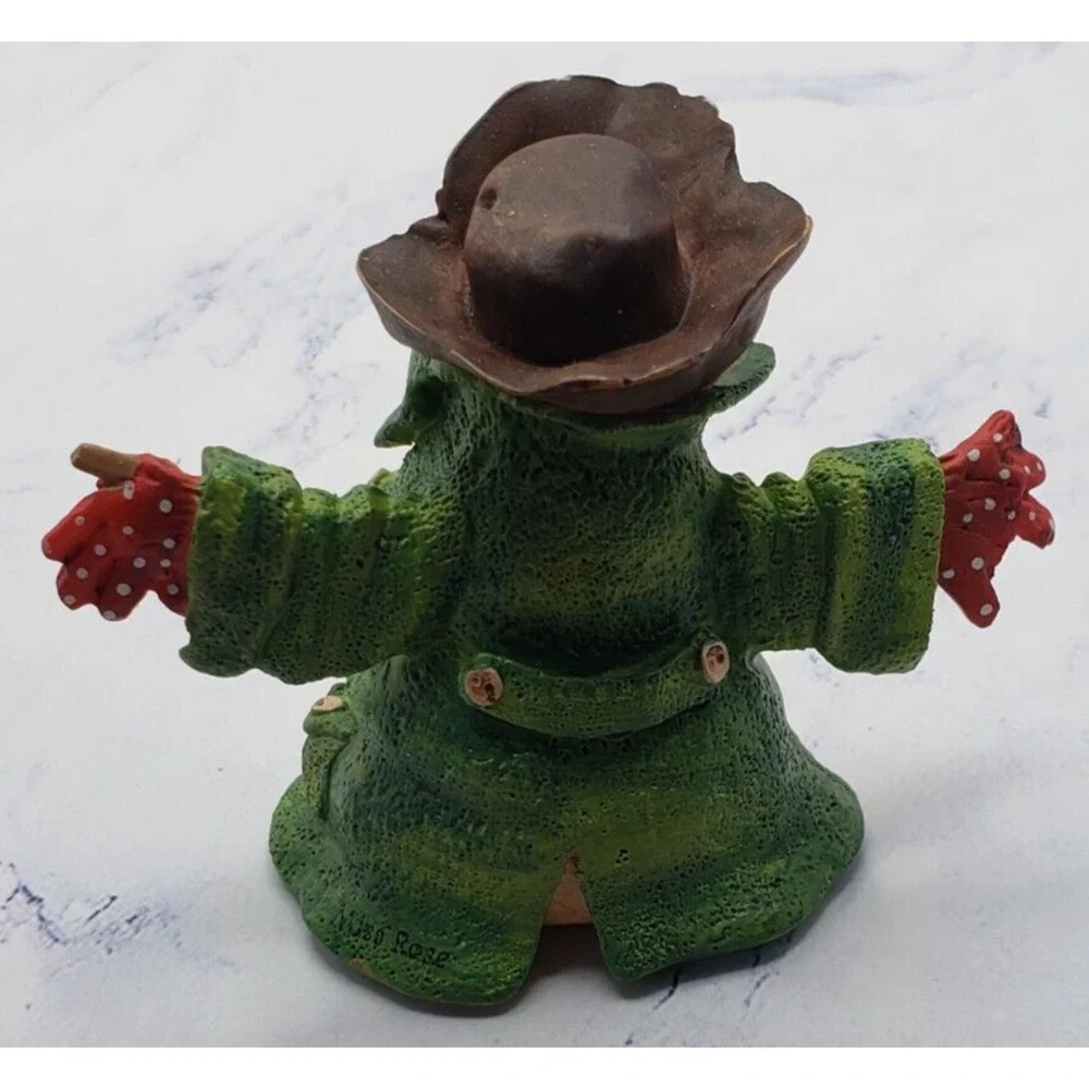 Hallmark Mitford Miss Rose Snowman Scarecrow 3 Inch Resin Figurine - Picture 3 of 9